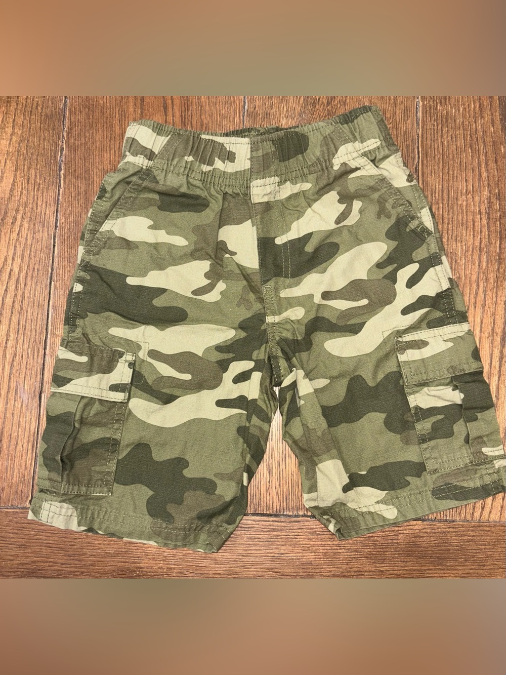 Kids Camo Cargo Shorts